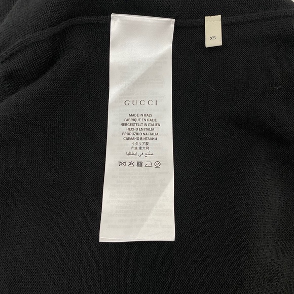 Gucci Cashmere Sweater With Detachable Embroidered Collar XS - Picture 7 of 9